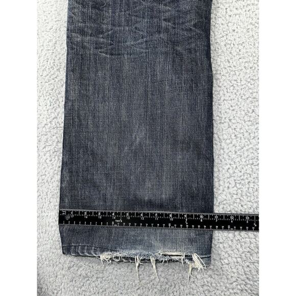 Paper Denim Cloth Jeans Men 38 Alec Relaxed Boot Cut Dark Wash Denim Pants - Picture 6 of 11